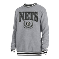 New Era Brooklyn Nets Unisex Vintage Throwback Crew Sweatshirt