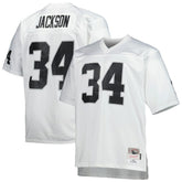 Bo Jackson Big & Tall 1988 Retired Player Replica Jersey - Las Vegas Raiders Jerseys