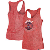 Red Los Angeles Angels New Era Women's Active Racerback Tank Top