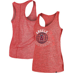 Red Los Angeles Angels New Era Women's Active Racerback Tank Top