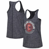 Navy Cleveland Guardians New Era Women's Active Racerback Tank Top