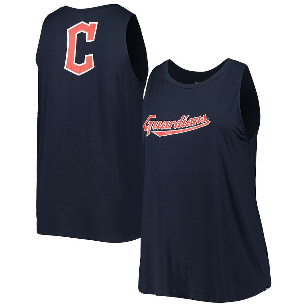 Navy Cleveland Guardians New Era Women's Plus Size Tank Top