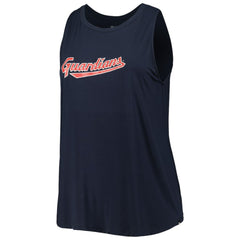 Navy Cleveland Guardians New Era Women's Plus Size Tank Top