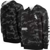 Black Chicago White Sox New Era Camo Pullover Hoodie