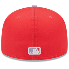 Red/Lavender Los Angeles Dodgers New Era Spring Color Two-Tone 59FIFTY Fitted Hat