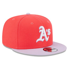 Red/Purple Athletics New Era Spring Basic Two-Tone 9FIFTY Snapback Hat