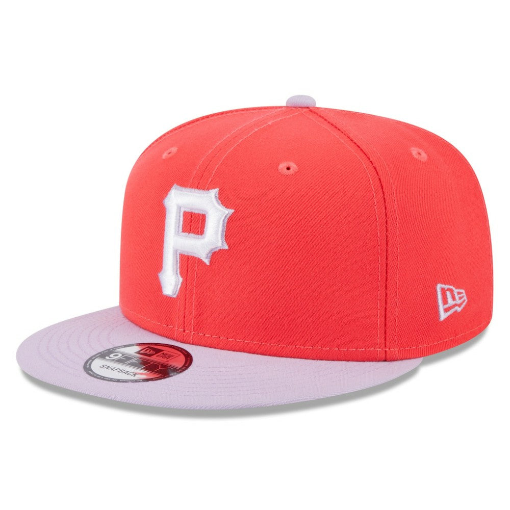 Red/Purple Pittsburgh Pirates New Era Spring Basic Two-Tone 9FIFTY Snapback Hat