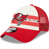 Team Stripe Trucker 9FORTY Snapback Hat - Tampa Bay Buccaneers Hats