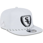 White Chicago White Sox New Era Golfer Tee 9FIFTY Snapback Hat