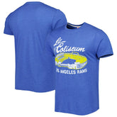 Homage Stadium Tri-Blend T-Shirt - Los Angeles Rams T-shirts