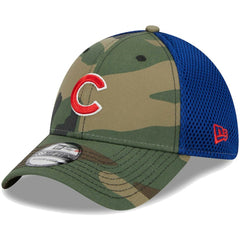 Camo Chicago Cubs New Era Team Neo 39THIRTY Flex Hat