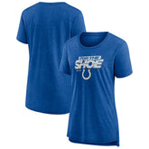 Women's Hometown First Down Tri-Blend T-Shirt - Indianapolis Colts T-shirts