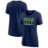 Women's Hometown First Down Tri-Blend T-Shirt - Seattle Seahawks T-shirts