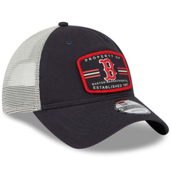 Navy Boston Red Sox New Era Property Trucker 9TWENTY Snapback Hat