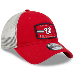 Red Washington Nationals New Era Property Trucker 9TWENTY Snapback Hat