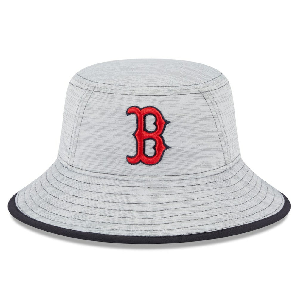 Gray Boston Red Sox New Era Game Bucket Hat