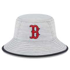 Gray Boston Red Sox New Era Game Bucket Hat