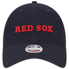 Navy Boston Red Sox New Era Women's Shoutout 9TWENTY Adjustable Hat