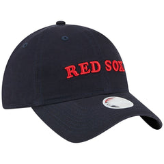 Navy Boston Red Sox New Era Women's Shoutout 9TWENTY Adjustable Hat