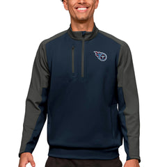 Antigua Team Quarter-Zip Pullover Top - Tennessee Titans Pullover