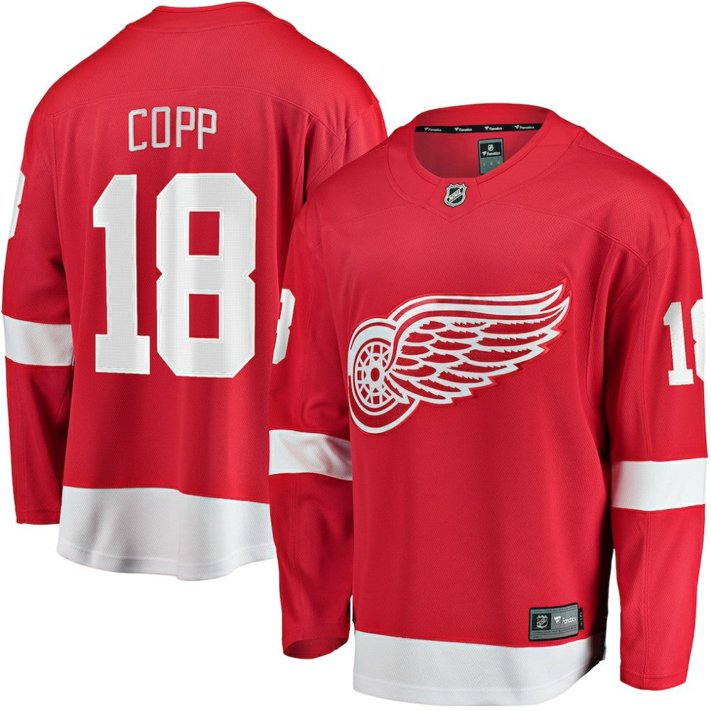 NHL Andrew Copp Detroit Red Wings Fanatics Home Breakaway Player Jersey