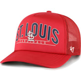 Red St. Louis Cardinals '47 Backhaul Foam Trucker Snapback Hat