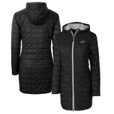 Cutter & Buck Women's Rainier Primaloft Eco Hooded Long Lightweight Coat - Buffalo Bills