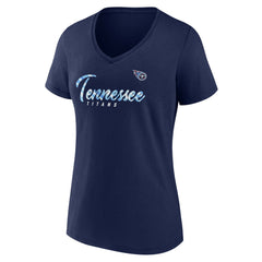 Women's Shine Time V-Neck T-Shirt - Tennessee Titans T-shirts