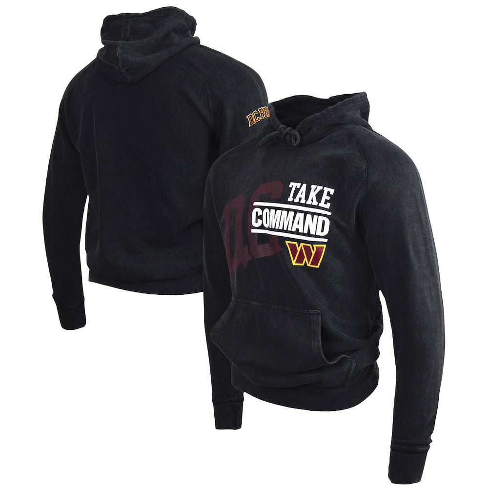Take Command DC PROPER Unisex Mineral Wash Vintage Pullover Hoodie - Washington Commanders Hoodies