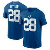 Jonathan Taylor Player Name & Number T-Shirt - Indianapolis Colts T-shirts