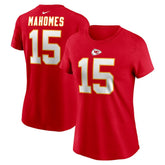 Patrick Mahomes Women's Player Name & Number T-Shirt - Kansas City Chiefs T-shirts