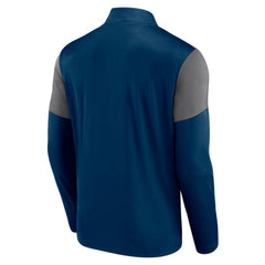 NHL Seattle Kraken Fanatics Logo Quarter-Zip Top