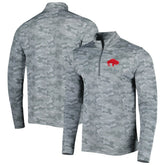 Antigua Brigade Throwback Quarter-Zip Top - Buffalo Bills Tops