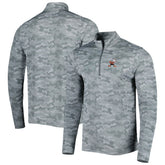 Antigua Brigade Throwback Quarter-Zip Top - Cleveland Browns Tops