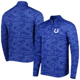 Antigua Brigade Quarter-Zip Sweatshirt - Indianapolis Colts Sweatshirts