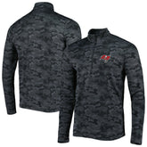 Antigua Brigade Quarter-Zip Sweatshirt - Tampa Bay Buccaneers Sweatshirts