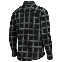 Antigua Industry Flannel Button-Up Shirt Jacket - Las Vegas Raiders Jackets