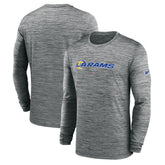 Sideline Team Velocity Performance Long Sleeve T-Shirt - Los Angeles Rams T-shirts