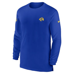 Sideline Coach Performance Long Sleeve T-Shirt - Los Angeles Rams T-shirts
