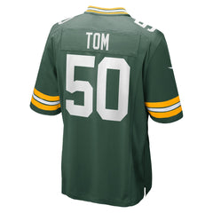 Zach Tom Game Player Jersey - Green Bay Packers Jerseys