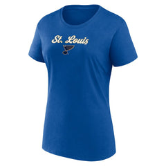 NHL St. Louis Blues Fanatics Women's Script T-Shirt & Shorts Set