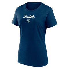 NHL Seattle Kraken Fanatics Women's Script T-Shirt & Shorts Set