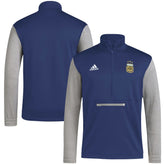 Argentina National Team Crest Long Sleeve Half-Zip Top