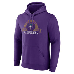 Purple Arizona Diamondbacks Majestic Utility Pullover Hoodie