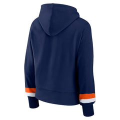 Navy Houston Astros Fanatics Women's Over Under Pullover Hoodie