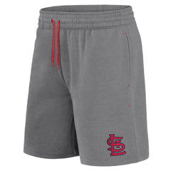 Red/Heather Gray St. Louis Cardinals Fanatics Arch T-Shirt & Shorts Combo Set