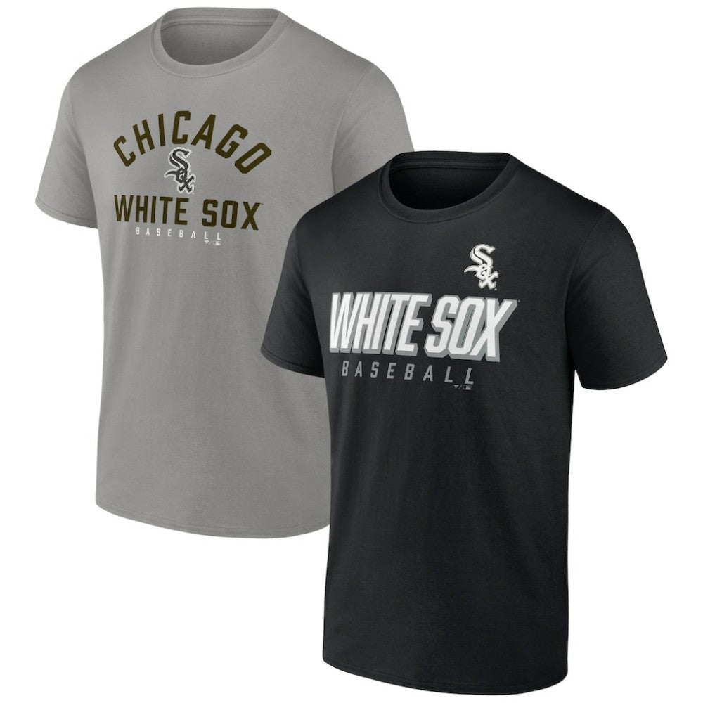 Black/Gray Chicago White Sox Fanatics Player Pack T-Shirt Combo Set