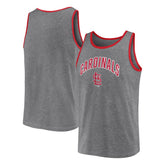 Heather Gray St. Louis Cardinals Fanatics Primary Tank Top