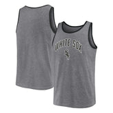 Heather Gray Chicago White Sox Fanatics Primary Tank Top
