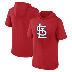 Red St. Louis Cardinals Fanatics Short Sleeve Hoodie T-Shirt